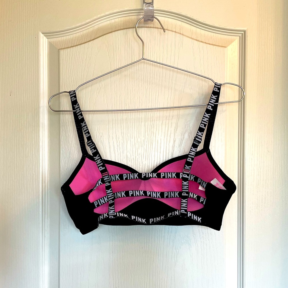 Victoria’s Secret Pink Strappy Push-up Bralette